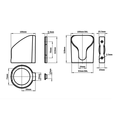 71-300-0 MODULAR SOLUTIONS TOOL HOLDER